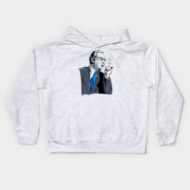 Alexander Korda - An illustration by Paul Cemmick Kids Hoodie by PLAYDIGITAL2020